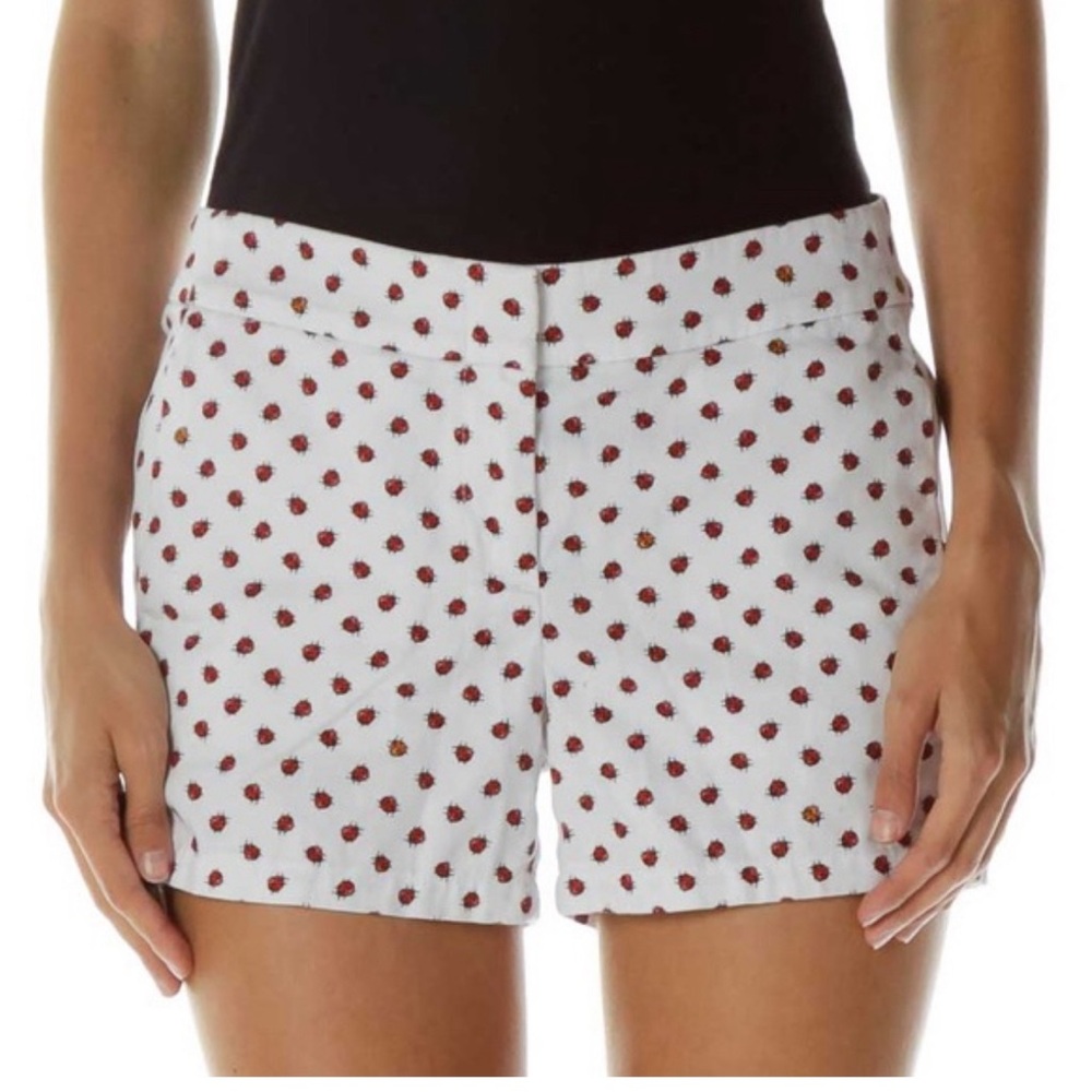 J. Crew Ladybug print chino short